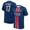 Maglia ufficiale Paris Saint Germain Vitinha 17 Casa 2024-25 per Uomo